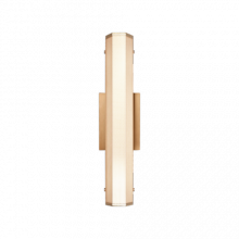 Matteo Lighting S01018AG - Pelermos Aged Gold Brass Wall Sconce