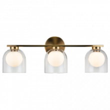 Matteo Lighting W60703AGCL - Derbishone Aged Gold Brass Wall Sconce