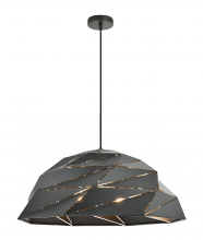 Matteo Lighting C72721DG - Riku Dark Grey Pendant