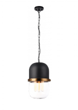 Matteo Lighting C73803MBCL - Tillie Matte Black Pendant