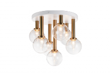 Matteo Lighting X75307AGCL - Stellar Aged Gold Brass Ceiling Mount