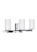  4424603EN3-05 - Alturas contemporary 3-light LED indoor dimmable bath vanity wall sconce in chrome silver finish wit