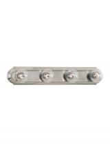  4701-962 - De-Lovely traditional 4-light indoor dimmable bath vanity wall sconce in brushed nickel silver finis