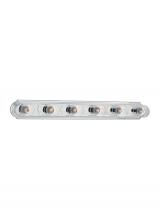  4702-05 - De-Lovely traditional 6-light indoor dimmable bath vanity wall sconce in chrome silver finish