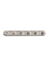  4702-962 - De-Lovely traditional 6-light indoor dimmable bath vanity wall sconce in brushed nickel silver finis