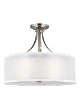 Generation Lighting 7737303-962 - Elmwood Park Three Light Semi-Flush Mount