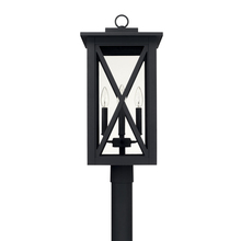  926643BK - 4 Light Outdoor Post Lantern
