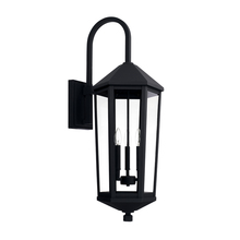  926932BK - 3 Light Outdoor Wall Lantern