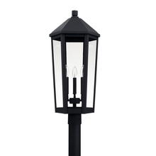  926934BK - 3 Light Outdoor Post Lantern