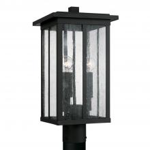  943835BK - 3 Light Outdoor Post Lantern