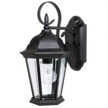  9726BK - 1 Light Outdoor Wall Lantern