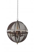  7041FG - Coronado 6 Light Oval Chandelier