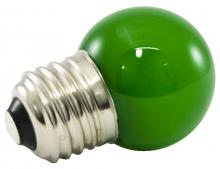 American Lighting PG40F-E26-GR - PREM LED G40 LAMP,FROSTED GLASS,1.2W,120V,E26, GREEN , 1 case