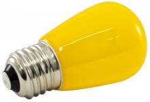 American Lighting PS14F-E26-YE - 1 case PREM LED S14 LAMP,FROSTED GLASS,1.4W,120V,E26, YELLOW