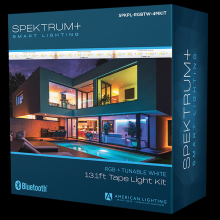 American Lighting SPKPL-RGBTW-4MKIT - Spektrum+ RGBTW Tape Light 13.1ft Kit
