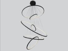  HF4446-BK - Aria Collection Hanging Chandelier