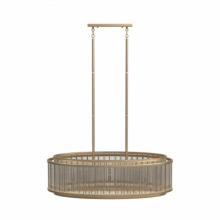 HF1927-AB - Waldorf Collection Hanging Oval Chandelier