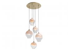  HF8145-BB-WH - Sonoma Ave. Collection 3 Light Pendant Cluster