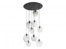  HF8149-DBZ-CL - Sonoma Ave. Collection 9 Light Pendant Cluster