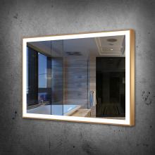  CHICX48356000-BRZ - CHIC BRONZED FRAMED RECTANGLE MIRROR (FRONTLIT)