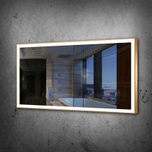  CHICX60326000-BRZ - CHIC BRONZED FRAMED RECTANGLE MIRROR (FRONTLIT)