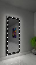  HDRESS70286000D-BLK - Grace Hollywood Mirror - Bluetooth & LED BULBS