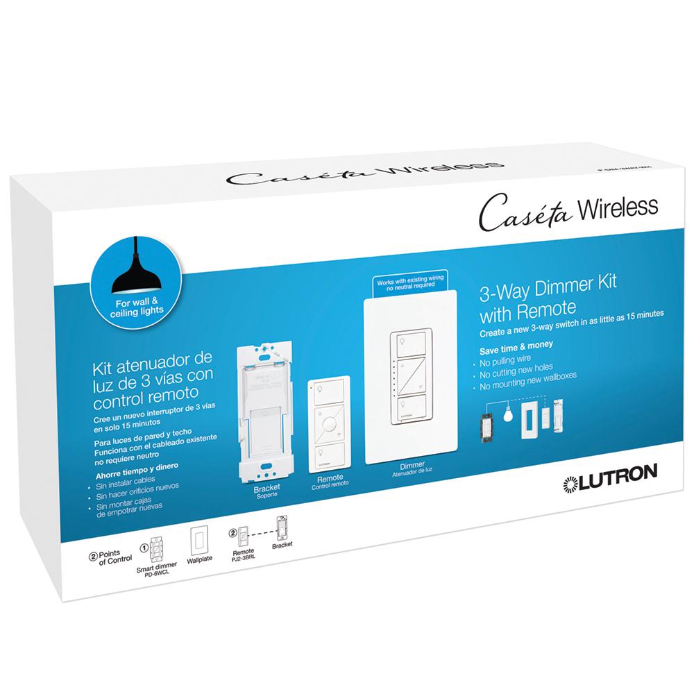 CASETA DIMMER 3-WAY KIT WITH REM CANADA