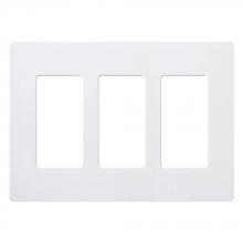  CW-3-WH-24 - CLARO WALLPLATE 3 GNG 24 PK WHITE