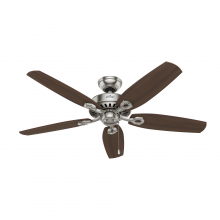  53241 - Hunter 52 inch Builder Brushed Nickel Ceiling Fan and Pull Chain
