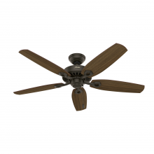  53242 - Hunter 52 inch Builder New Bronze Ceiling Fan and Pull Chain