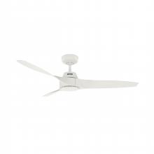  52617 - Hunter 52 inch Mosley Fresh White Damp Rated Ceiling Fan and Wall Control