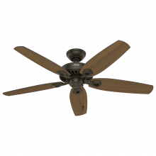  53292 - Hunter 52 inch Builder New Bronze Damp Rated Ceiling Fan and Pull Chain