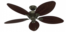  50473 - Hunter 54 inch Bayview Provencal Gold Damp Rated Ceiling Fan and Pull Chain