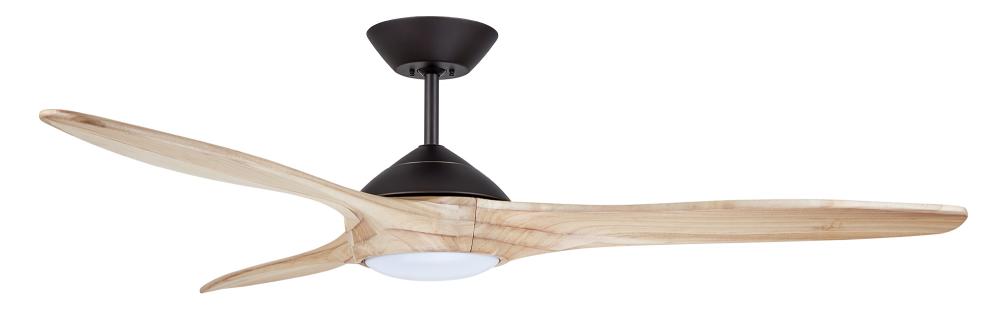 Pemba Lighting Electrical Automation - 60 Inch Ceiling Fan With Light Oil Rubbed Bronze