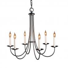 Hubbardton Forge 101160-SKT-85 - Simple Sweep 6 Arm Chandelier