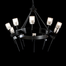  101525-SKT-10-YC0369 - Echo 10-Light Circular Chandelier