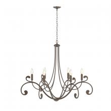 Hubbardton Forge 105055-SKT-02 - Bella 6 Arm Chandelier