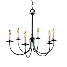 Hubbardton Forge 107060-SKT-84 - Simple Lines 6 Arm Chandelier