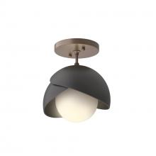  121377-SKT-05-10-GG0711 - Brooklyn 1-Light Double Shade Semi-Flush