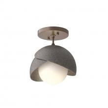  121377-SKT-05-20-GG0711 - Brooklyn 1-Light Double Shade Semi-Flush