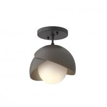  121377-SKT-10-07-GG0711 - Brooklyn 1-Light Double Shade Semi-Flush