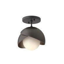  121377-SKT-10-14-GG0711 - Brooklyn 1-Light Double Shade Semi-Flush