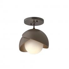  121377-SKT-14-05-GG0711 - Brooklyn 1-Light Double Shade Semi-Flush