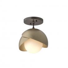  121377-SKT-14-84-GG0711 - Brooklyn 1-Light Double Shade Semi-Flush