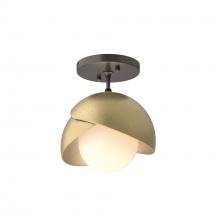  121377-SKT-14-86-GG0711 - Brooklyn 1-Light Double Shade Semi-Flush