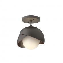  121377-SKT-20-14-GG0711 - Brooklyn 1-Light Double Shade Semi-Flush