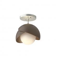  121377-SKT-82-05-GG0711 - Brooklyn 1-Light Double Shade Semi-Flush