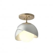  121377-SKT-84-82-GG0711 - Brooklyn 1-Light Double Shade Semi-Flush