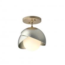  121377-SKT-84-85-GG0711 - Brooklyn 1-Light Double Shade Semi-Flush