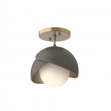  121377-SKT-86-07-GG0711 - Brooklyn 1-Light Double Shade Semi-Flush